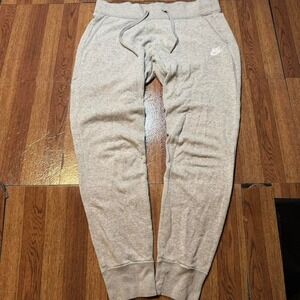 Nike Grey Fleece Sportswear Sweatpants Jogger Medium